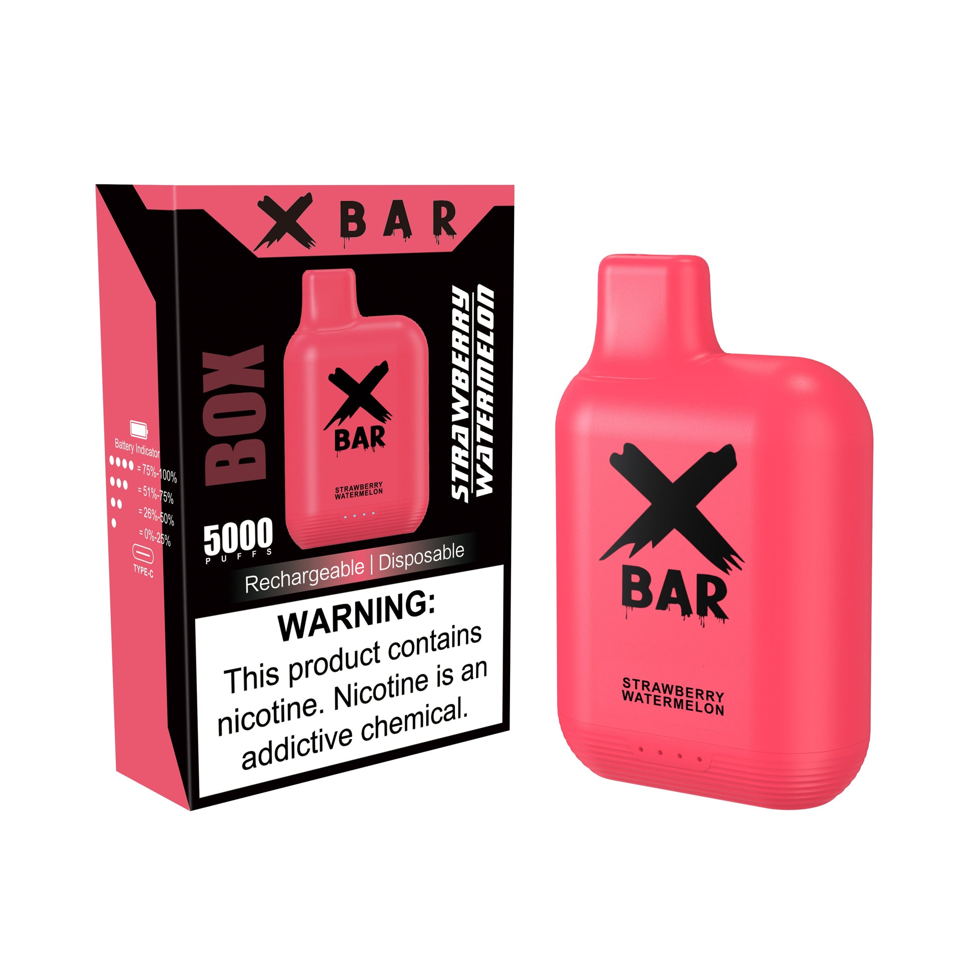 Strawberry Watermelon Flavored  with Xbar Disposable 